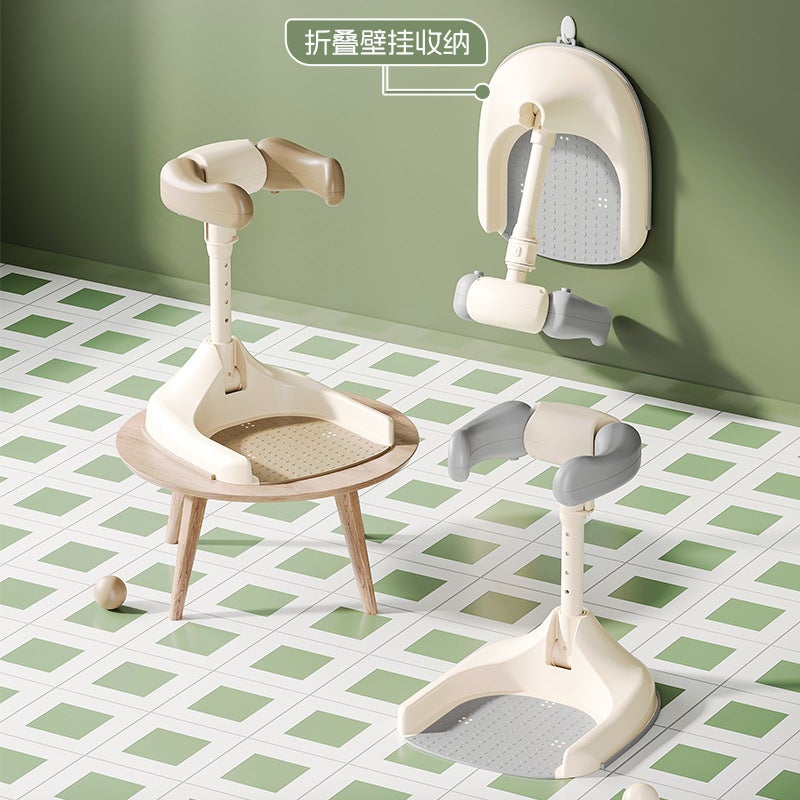 Baby Bath Rack Baby Standing Bath Artifact Bath Tub Table Foldable Installation-Free Non-Slip - Image 3